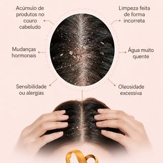 Caspa não é apenas um problema estético.

Muitas vezes, ela é um sinal de que algo não está em equil