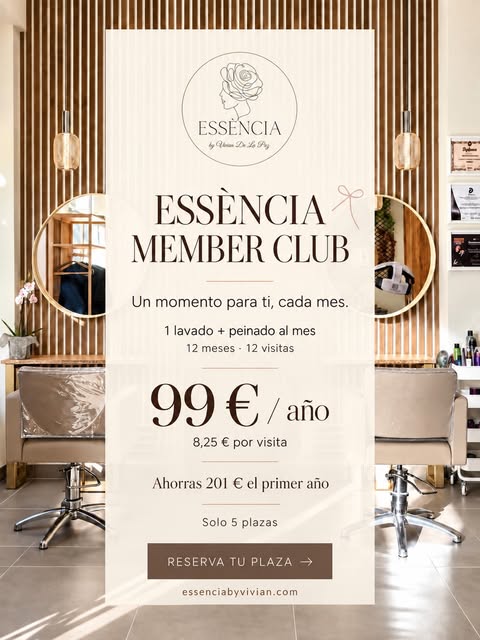 Tu momento, cada mes.🤎🌟

Presentamos Essència Member Club: una forma bonita y sencilla de mantener