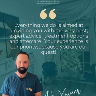 “Your experience is our priority, because with us, you are our guest.”

At Dr Xavier & Associates, e