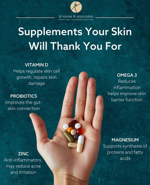 Supplements Your Skin Will Thank You For 

Healthy skin isn’t only about what you apply on the outsi