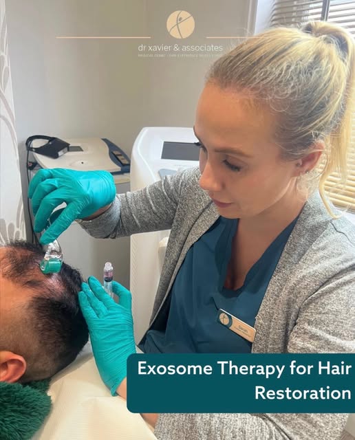 Exosome Hair & Scalp Therapy

Premature thinning of hair or scalp issues don’t have to hold you back