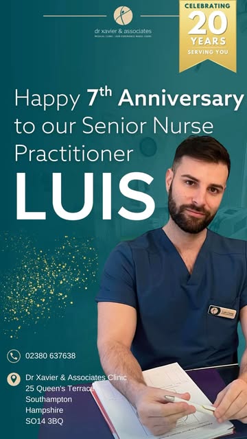 Happy 7th Anniversary to our incredible Senior Nurse Practitioner, Luis! 

Luis is such an important