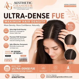 Restore Your Hair. Restore Your Confidence. ✨

Hair loss doesn't have to define you. At Aesthetic Gr