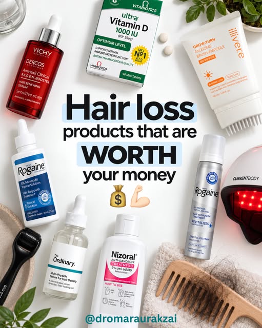 Hair loss products that are actually worth your money 💸💪

There are hundreds of shampoos, serums, 