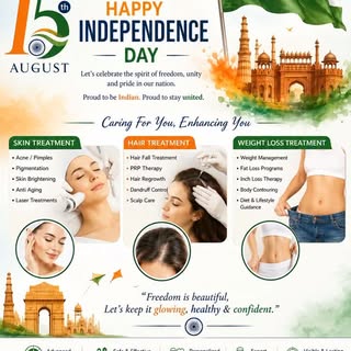 ✨Skinography wishing you all Happy Independence Day🧡🤍💚