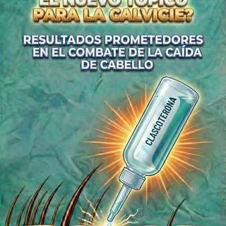 🧪 Clascoterona: el tratamiento tópico que está dando de qué hablar en la alopecia androgenética 👀
