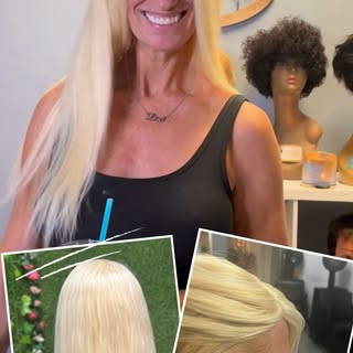 🌟 Is it a MEDICAL WIG or her REAL HAIR? 🌟

At Gifted Creations Hair Loss Restoration Clinic, our m