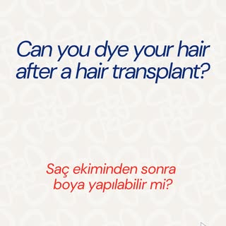 After a hair transplant, it is important to be careful about the products applied to the scalp durin