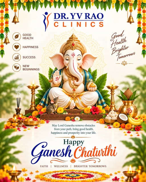 Happy Ganesh Chaturthi! 🐘✨

May Lord Ganesha bless you and your loved ones with happiness, prosperi