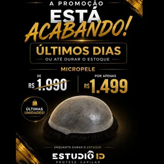 🚨 Últimos dias da nossa promoção!

A oportunidade de garantir sua prótese capilar Micropele por um 