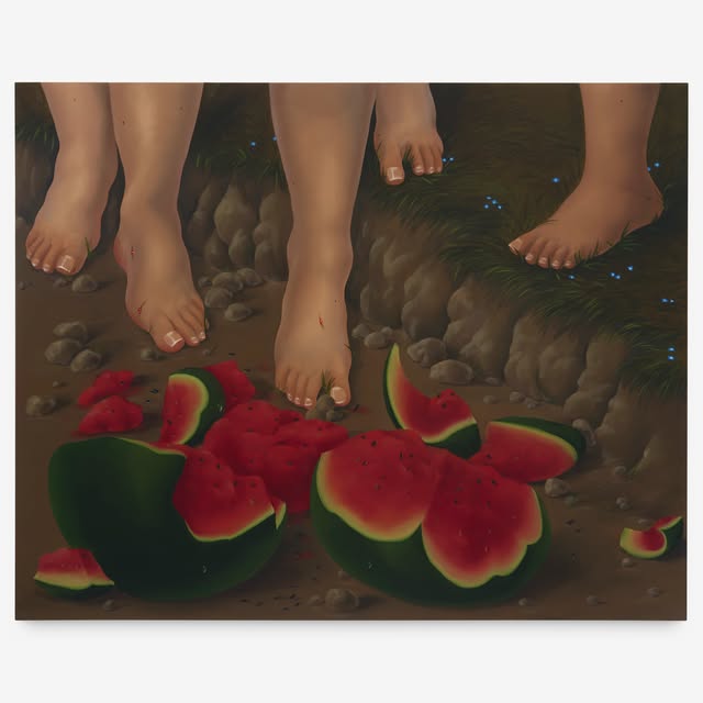 "Pernicious Indulgence", oil on board, 2026, Included in my solo exhibition The Stillness Of Life at