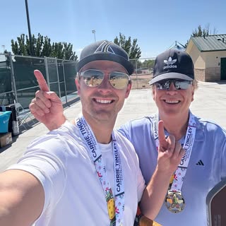 What an unforgettable day!
My dad and I are proud to bring home a gold medal at the Carrie Tingley H
