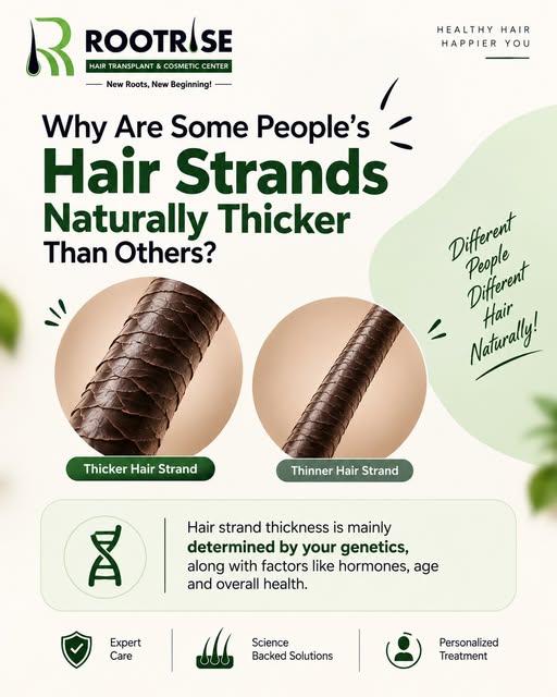 Why are some people’s hair strands naturally thicker than others? 🤔

Ever noticed that some people 