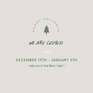 ✨ Holiday Notice ✨
Our clinic will be taking a short break from 18th December 2025 to 5th January 20