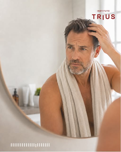 A finales del verano y en otoño se suele notar un aumento de la caída del cabello. 
Esto es debido a