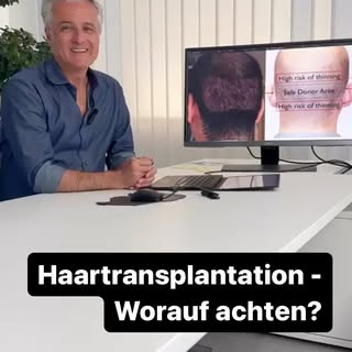 Dr. Alamouti erklärt in diesem Video worauf ist bei der Haartransplantation ankommt. Er erklärt auch