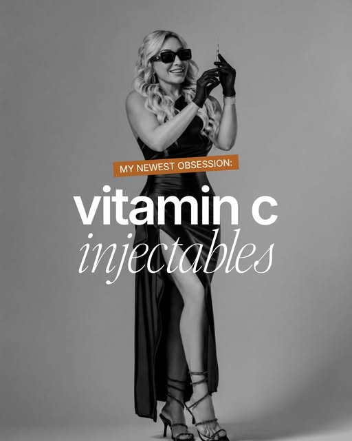 Before anyone throws away their vitamin C serum… PLEASE DON’T. 😂🍊

Injectable vitamin C exists, ye