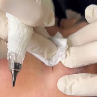 Permanent Eyeliner 🔥 #permanentmakeup #pmu #permanenteyeliner #wingeyeliner #lasvegaswomen