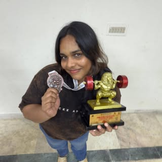 All india university power lifting championships 
2026 held at Chennai

ABHIRAMI.S
84+ CATEGORY 
BRO