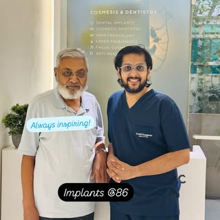 86 years young and still inspiring us every single day!
Meet one of my favourite patients — full of 