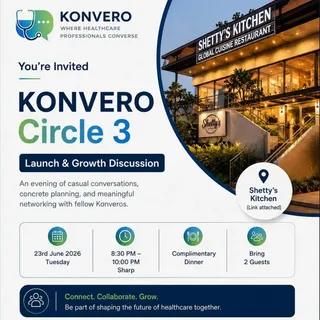 🚀 KONVERO Circle 3 – Final Call

Join us for the discussion of the launch and growth of Circle 3.

