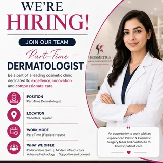 We're Hiring | Part-Time Dermatologist

At KOSMETICA – Plastic, Cosmetic & Laser Clinic, we are expa