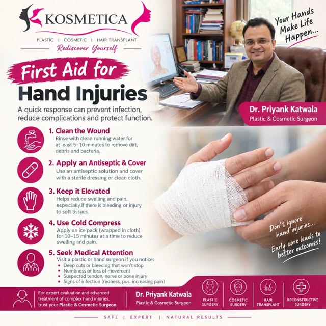 🖐️ Hand Injuries: Don’t Ignore the Signs

Your hands are essential for everything you do — work, cr