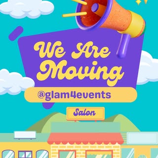 Hi I am moving pages and will be posting on @glam4events  for all my salon work. All of my links wil