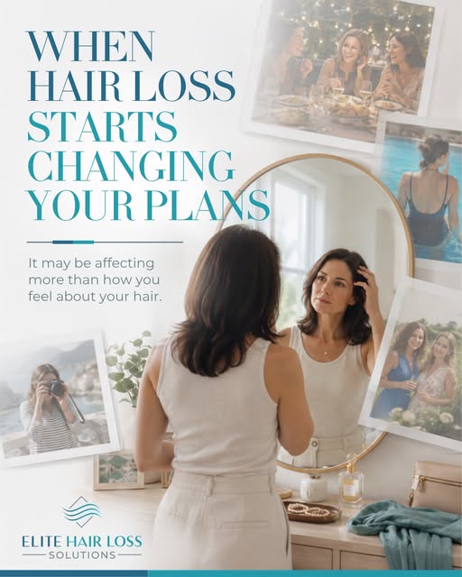 Hair Loss can affect much more than what you see when you look in the mirror.

For some Elite Guests