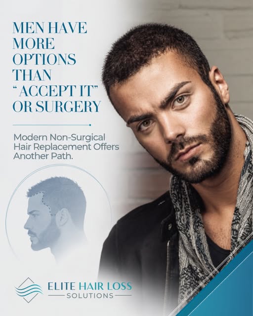 Men experiencing Hair Loss sometimes believe their choices are limited: accept the change or conside