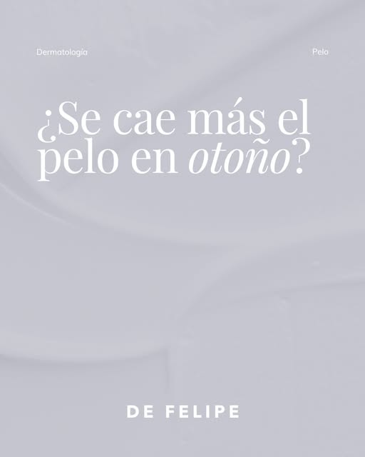 🌿¿Se cae más el pelo en otoño?
Te lo explicamos en este carrusel — y con más detalle en nuestro blo