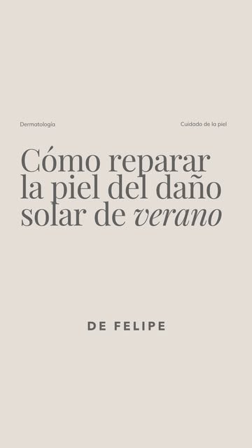 🌿¿Sabías que muchas de las consecuencias de la exposición solar no aparecen inmediatamente?
Parte d