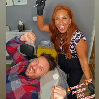 🔥Session 4 on my fabulous client & friends hair density journey🔥
😍We have a running joke that he 