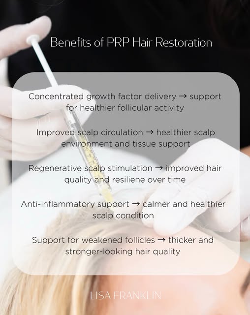 Thinning hair? Your scalp deserves the same level of care as your skin. 💆‍♀️

PRP Hair Restoration 