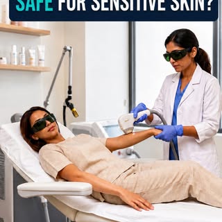 LASER HAIR REMOVAL SERIES - ✨Sensitive skin doesn't automatically mean laser hair removal isn't an o