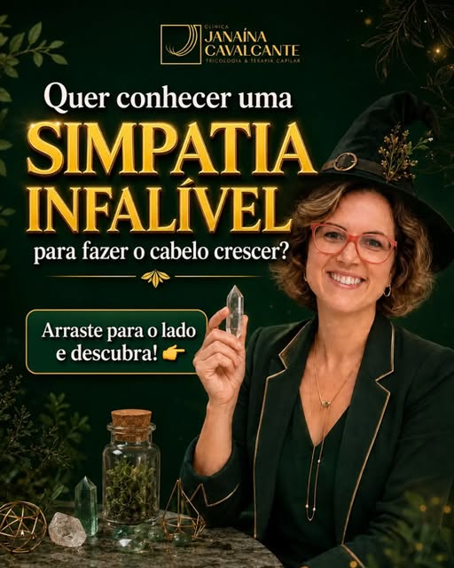 A simpatia é infalível: pegue um cristal, dê três voltinhas e… marque uma consulta capilar! 😂

Brin
