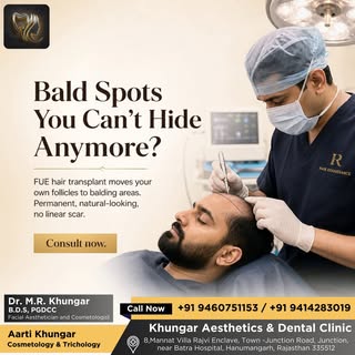 Visible bald spots can feel difficult to manage once they reach a certain point. An FUE hair transpl