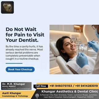 By the time a cavity begins to hurt, it has often already reached the nerve. Most serious dental pro