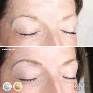 [Nano Brows]
⭐️⭐️⭐️⭐️⭐️
 ***Healed results can vary per individual.
.
.
Book an appointment today wi