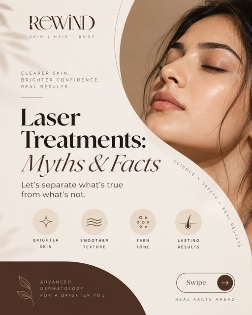 ✨ **LASER MYTHS vs MEDICAL FACTS** ✨

Think laser treatments are all the same? Think again! 👀

Lase