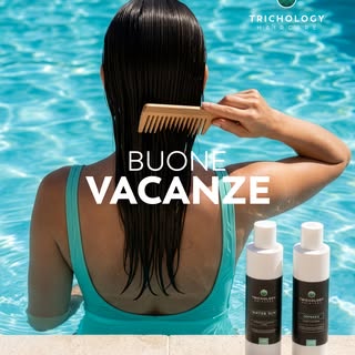 Buone vacanze da 𝐓𝐫𝐢𝐜𝐡𝐨𝐥𝐨𝐠𝐲 𝐇𝐚𝐢𝐫 𝐂𝐚𝐫𝐞.
Proteggere la cute anche d’estate è il prim