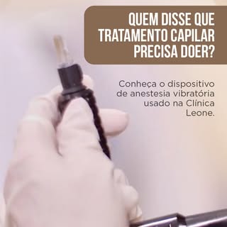 Cuidar da saúde capilar não precisa ser sinônimo de dor ou desconforto. 💆‍♀️✨

Hoje, a medicina cap