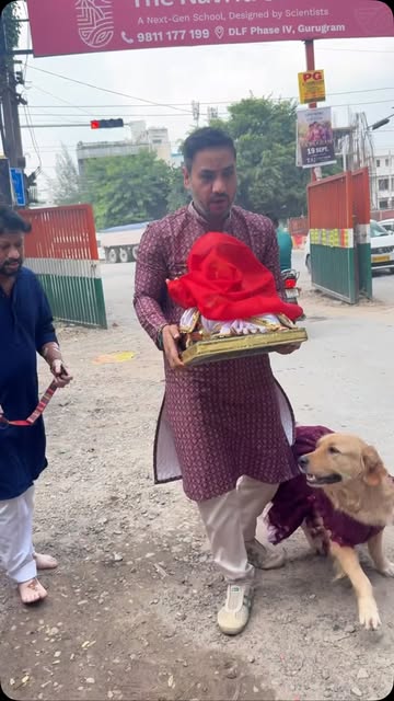 Ganpati Bappa Moreya❤️🚩

#ganpatibappa #viralvideos #trendingreels #puppylove #doglife