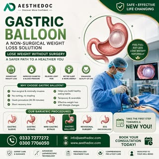 Gastric Balloon in Pakistan | Non-Surgical Weight Loss Solution

Looking for a safe, effective way t