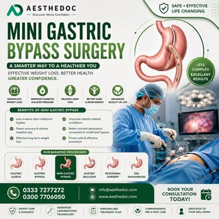 Mini Gastric Bypass Surgery in Pakistan | Effective Weight Loss & Metabolic Health

Looking for a pr