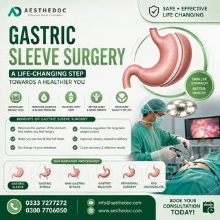 Gastric Sleeve Surgery in Pakistan | Safe & Effective Weight Loss Surgery

Gastric Sleeve Surgery (S