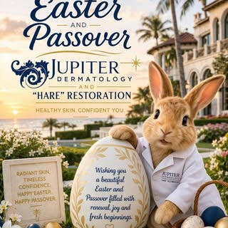 Wishing everyone a blessed Easter & Passover from the Jupiter Dermatology family! 
 #HappyEaster #Pa