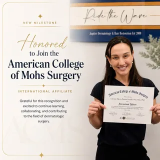 This milestone represents an ongoing commitment to excellence in Mohs surgery, continuous learning, 