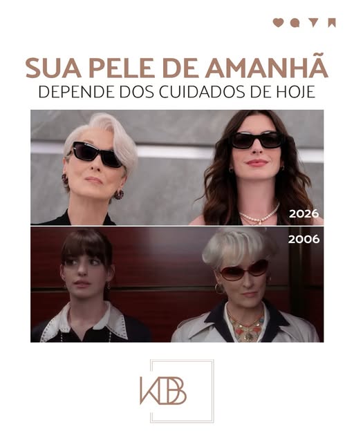 O que os rostos por trás de “O Diabo Veste Prada 2” nos ensinam sobre envelhecer bem? 🤔👇

 🎬 Prat