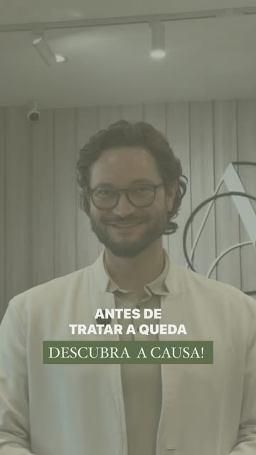 Queda de cabelo não se trata apenas com shampoo ou tônico.

Antes de escolher qualquer tratamento, é
